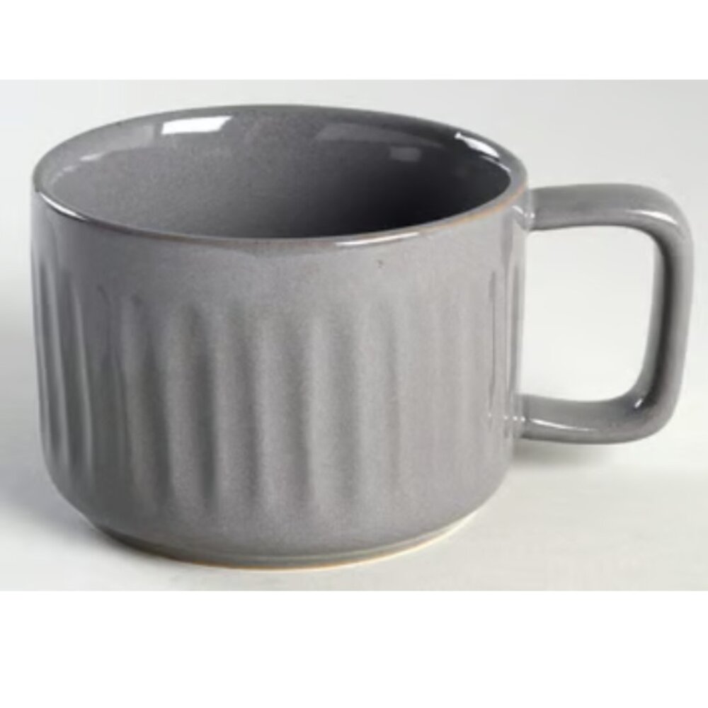 Hearth & Hand by Magnolia - Retro Soup Mug Latte Cup 15 oz. | Gray